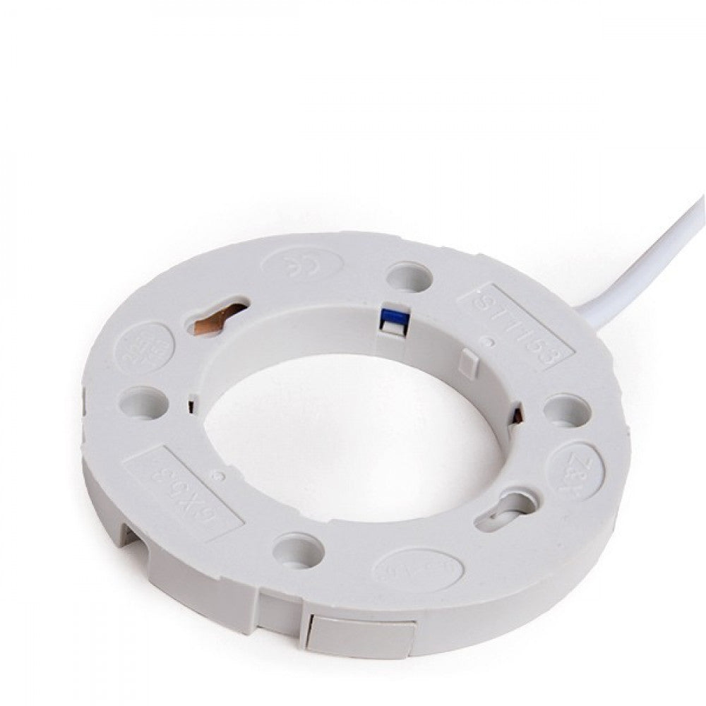 Portalámparas Cerámico GX53 Cable 300Mm 180ºc