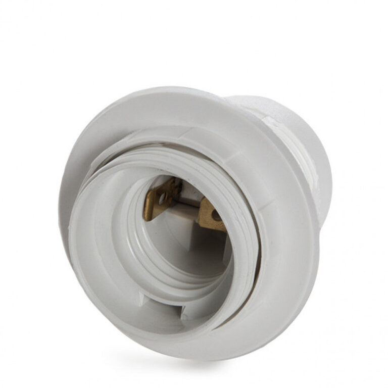 Portalámparas E27 Blanco