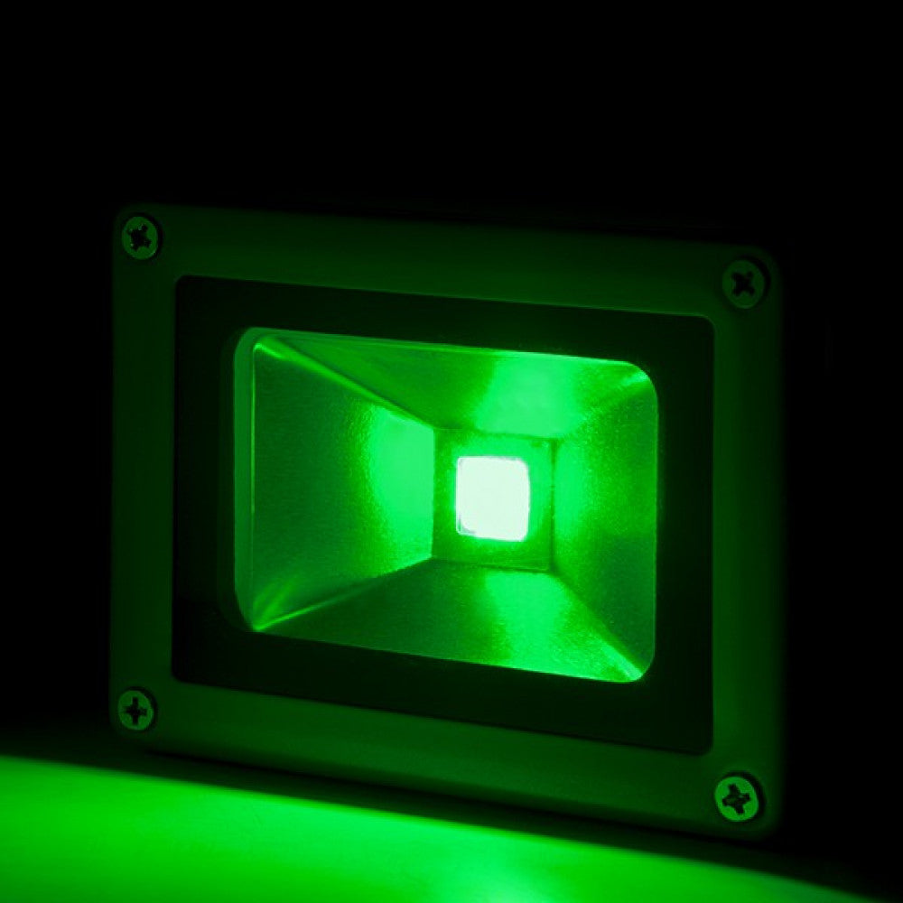 Proyector LED 10W 850Lm IP65 Brico Verde 40.000H