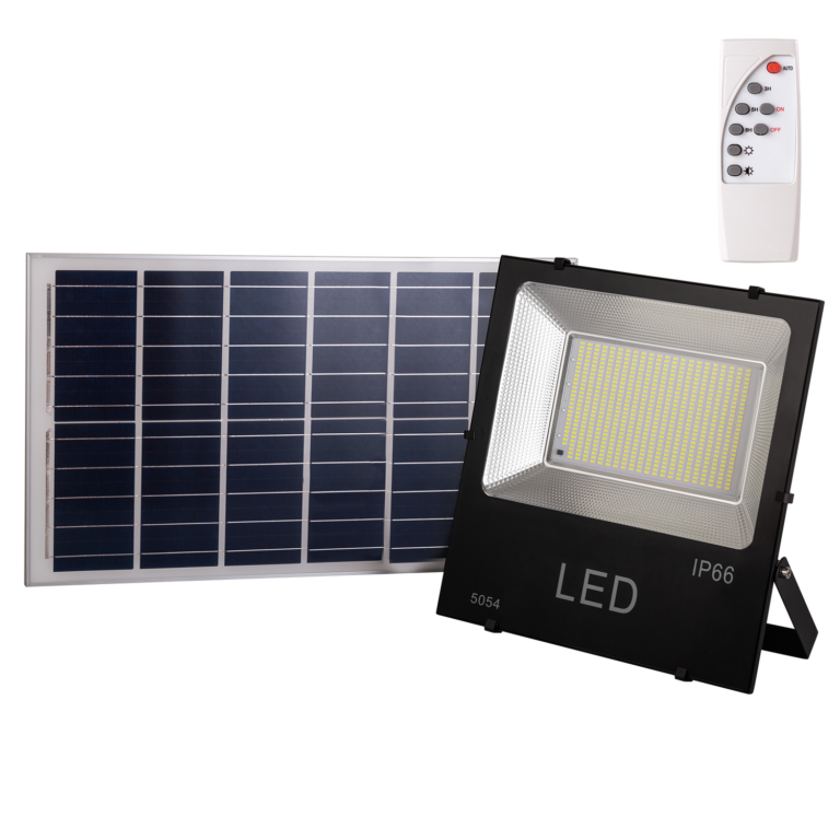Proyector LED 200W 20.000Lm 6000ºK Solar Sensor 200W + Control Remoto Panel 6V/30W 40.000H