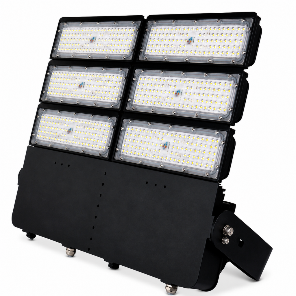 Proyector LED 600W 160Lm/W Driver Moso 90º 6.500ºK