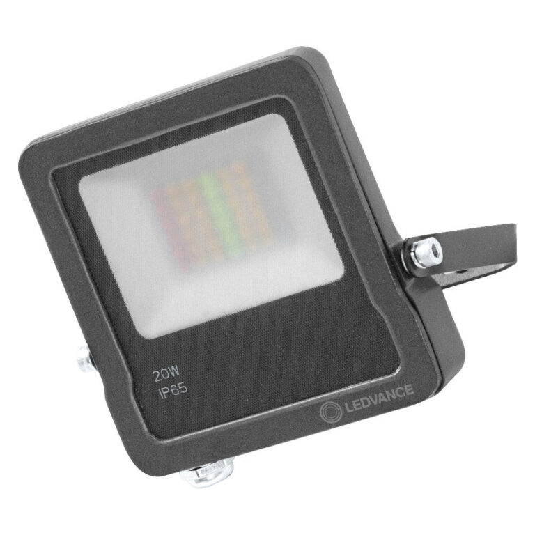 Proyector LED Ledvance "Smart" de 20 W, 1600 lúmenes, 3000 K, 100º, IP65, regulable.