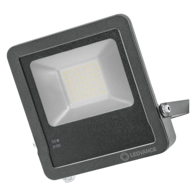 Proyector LED Ledvance "Smart" de 50 W, 4000 lúmenes, 3000 K, 100º, IP65, regulable.