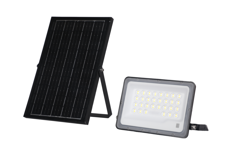 Proyector LED Solar 100W Panel 5V/10W 6,5W 1000Lm 90º IP65 3CCT (Tonalidad Luz Ajustable)