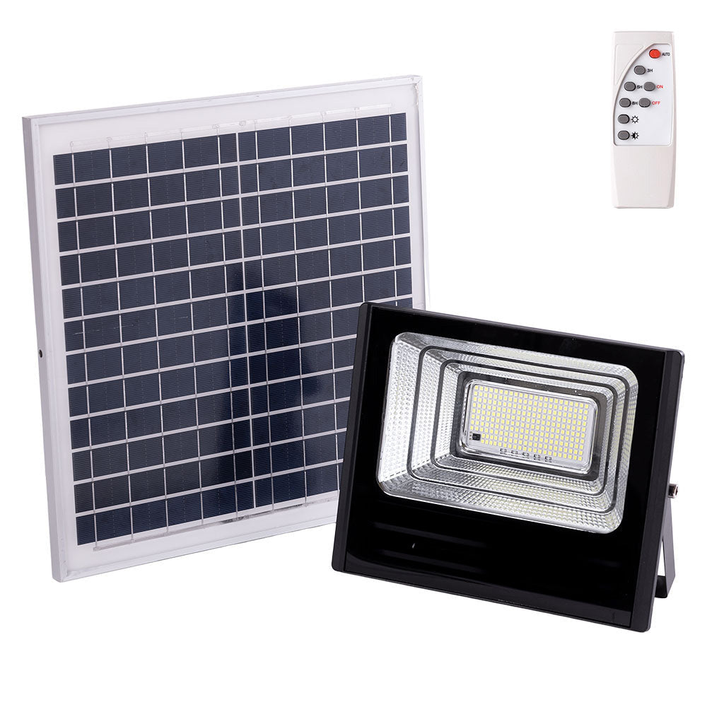Proyector LED Solar 120W 6500K Panel: 6V/15W Batería: 3,2V/8000MaH Control Remoto