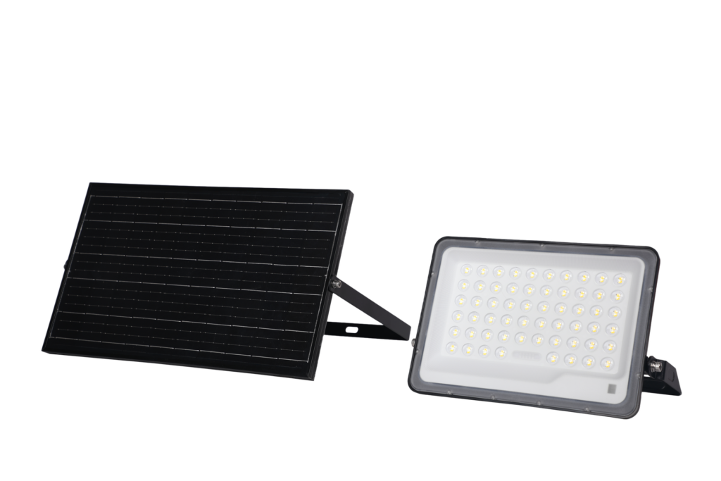 Proyector LED Solar 200W Panel 5V/15W 11W 1700Lm 90º IP65 3CCT (Tonalidad Luz Ajustable)