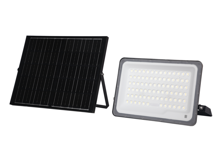 Proyector LED Solar 300W Panel 5V/20W 16W 2700Lm 90º IP65 3CCT (Tonalidad Luz Ajustable)
