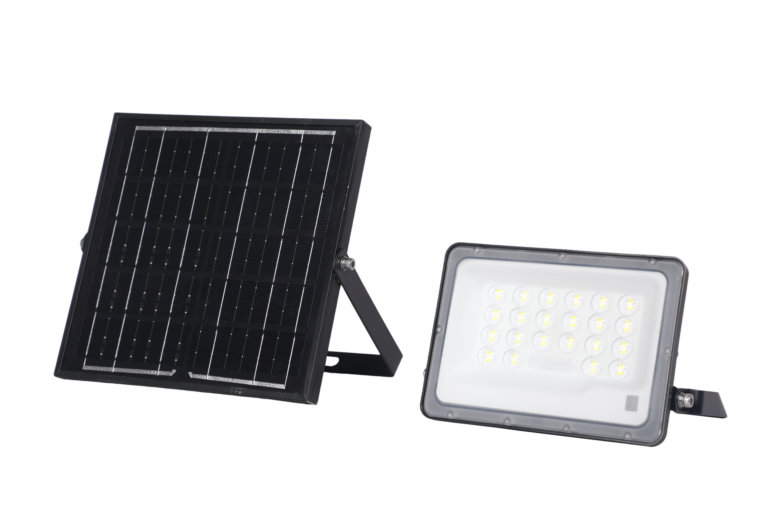 Proyector LED Solar 50W Panel 5V/6W 5,5W 750Lm 90º IP65 3CCT (Tonalidad Luz Ajustable)