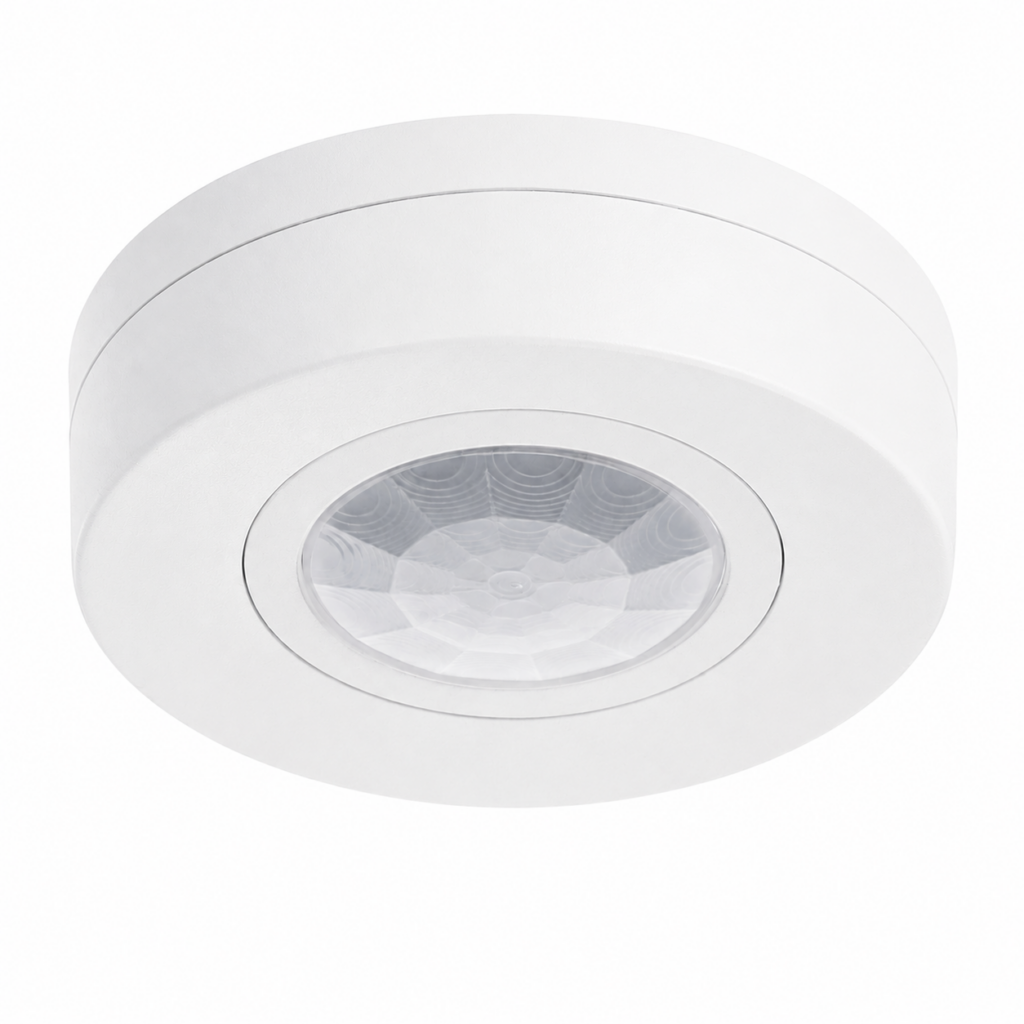 Sensor PIR Movimiento Superficie Slim 360º ►200W