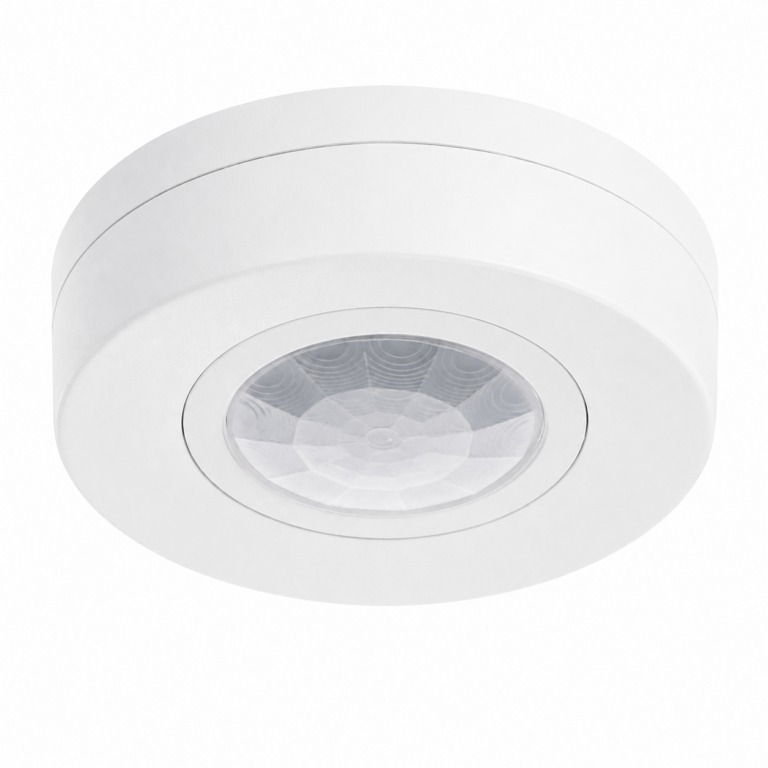 Sensor PIR Movimiento Superficie Slim 360º ►200W