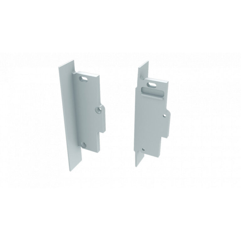 Tapón Final Perfíl Tipo TIANO Empotrado - Aluminio - Blanco - Izquierda - Con Agujero