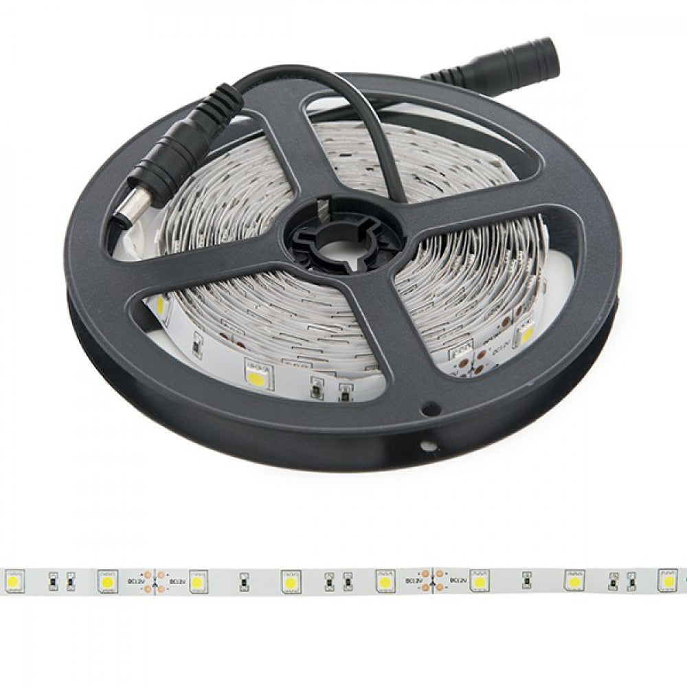 Tira de 150 LEDs 36W 2.100Lm CRI85 6000ºK SMD5050 12VDC x5M 40.000H