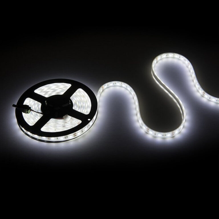 Tira de 60 LED 72W 4 000Lm CRI85 6000ºK SMD5050 12VDC IP68 Sumergible x5M 40 000H