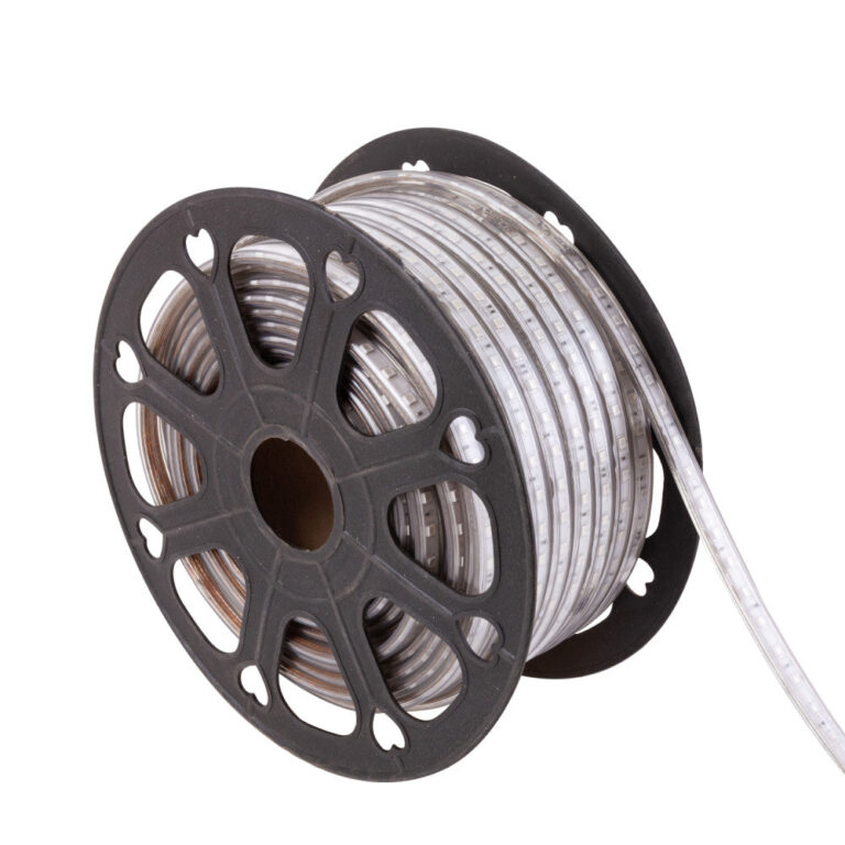 Tira de 60 LEDs/M 10W SMD5050 220VAC IP65 RGB x1M 40.000H