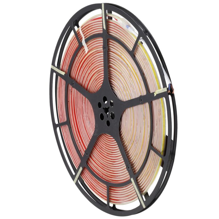 Tira de Leds COB Autorectificada 220VAC 10W/m IP65 - 20 Metros Cinta 3M Blanco Natural 4000K