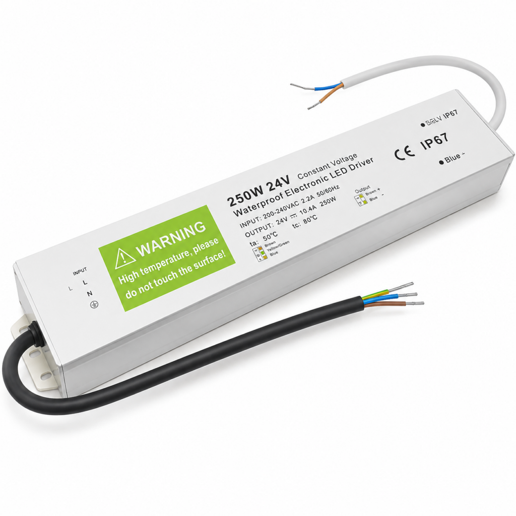 Transformador LED 250W 24V IP67