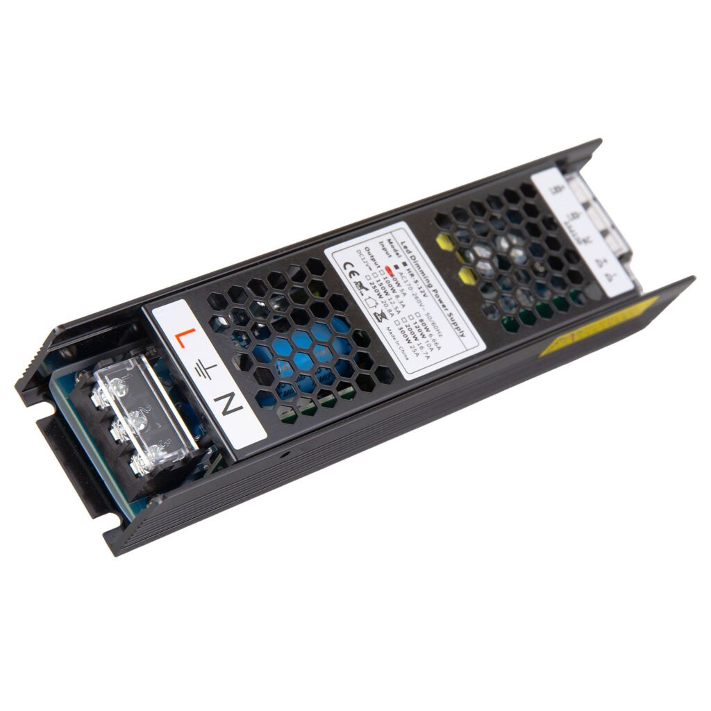 Transformador LED Regulable 0-10V 170-260V 12V 5A 60W IP20
