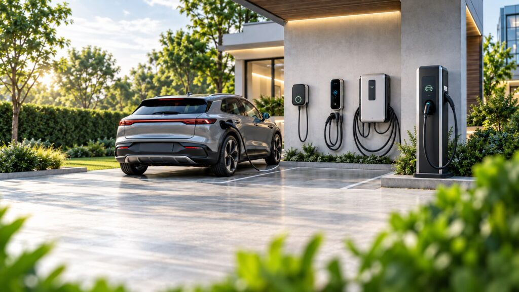 Marcas y modelos de cargadores para coches eléctricos instalados en una vivienda